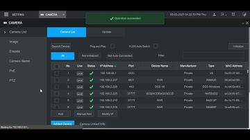 NVR Add Dahua IP Camera