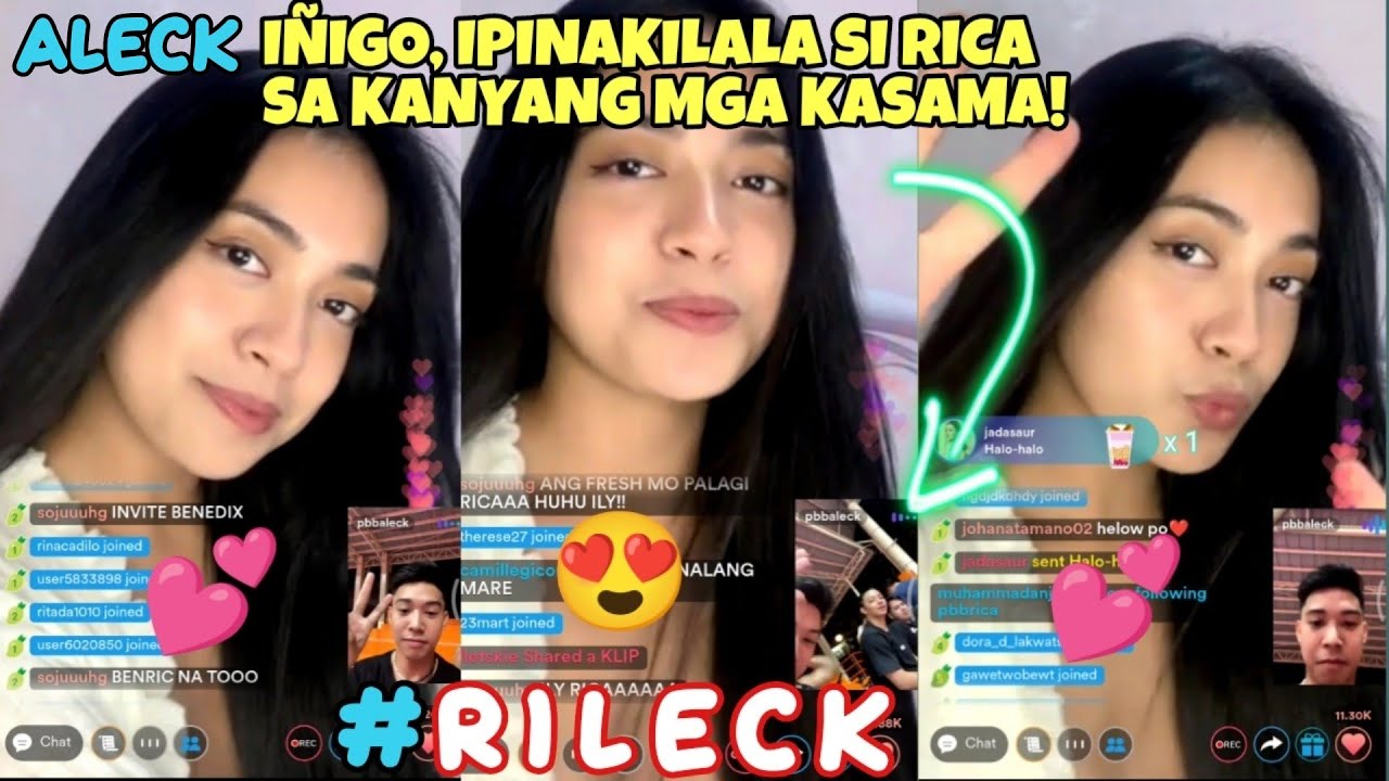 RILECK 🥰 RICA AND ALECK LIVE ON KUMU | IÑIGO, IPINAKILALA SI RICA SA ...