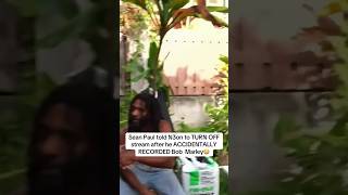 Sean Paul told N3on to TURN OFF stream after he ACCIDENTALLY RECORDED Bob Marley😳#n3on #seanpaul #b