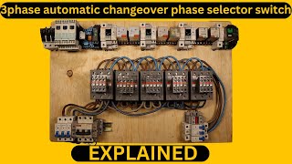 How to Wire a 3Phase Automatic Changeover Phase Selector Switch - Step-by-Step Guide| Wiring diagram Net Worth