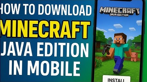 How to play minecraft java edition on mobile 