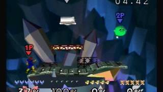 Super Smash Bros 64 19XXTE metal caverns free for all
