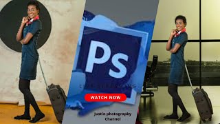 Photoshop Tutorial - Photo Manipulation To Airport background #manipulation #airport #explore screenshot 4