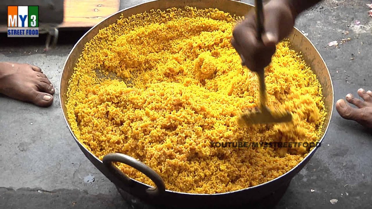Motichur Laddu - FAMOUS INDIAN SWEET - ANDHRA STREET FOODS street food