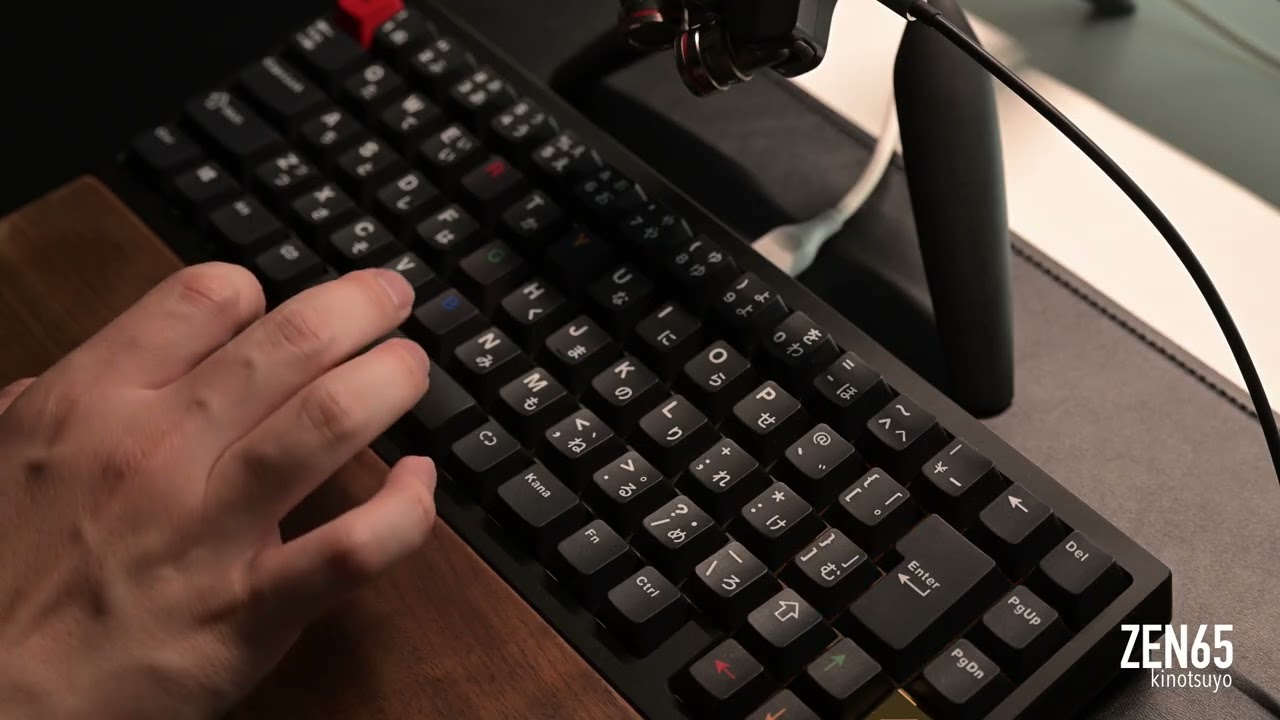 WOBKEY ZEN65 レビュー。Rainy75の打鍵感を凝縮、デスク広がる極上の一 