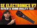 Se electronics se v7 sound test  review and comparison
