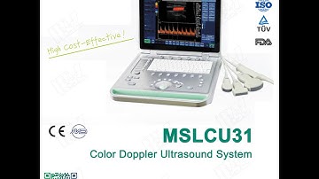 Color Doppler Ultrasound system MSLCU31 Linear array probe video