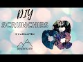 DIY - Scrunchies nähen (3 Varianten)