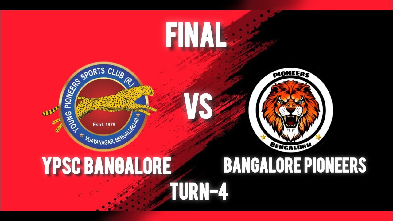 Ypsc FINAL YPSC BANGALORE VS BANGALORE PIONEERS 4TH TURN. KARNATAKA STATE ...