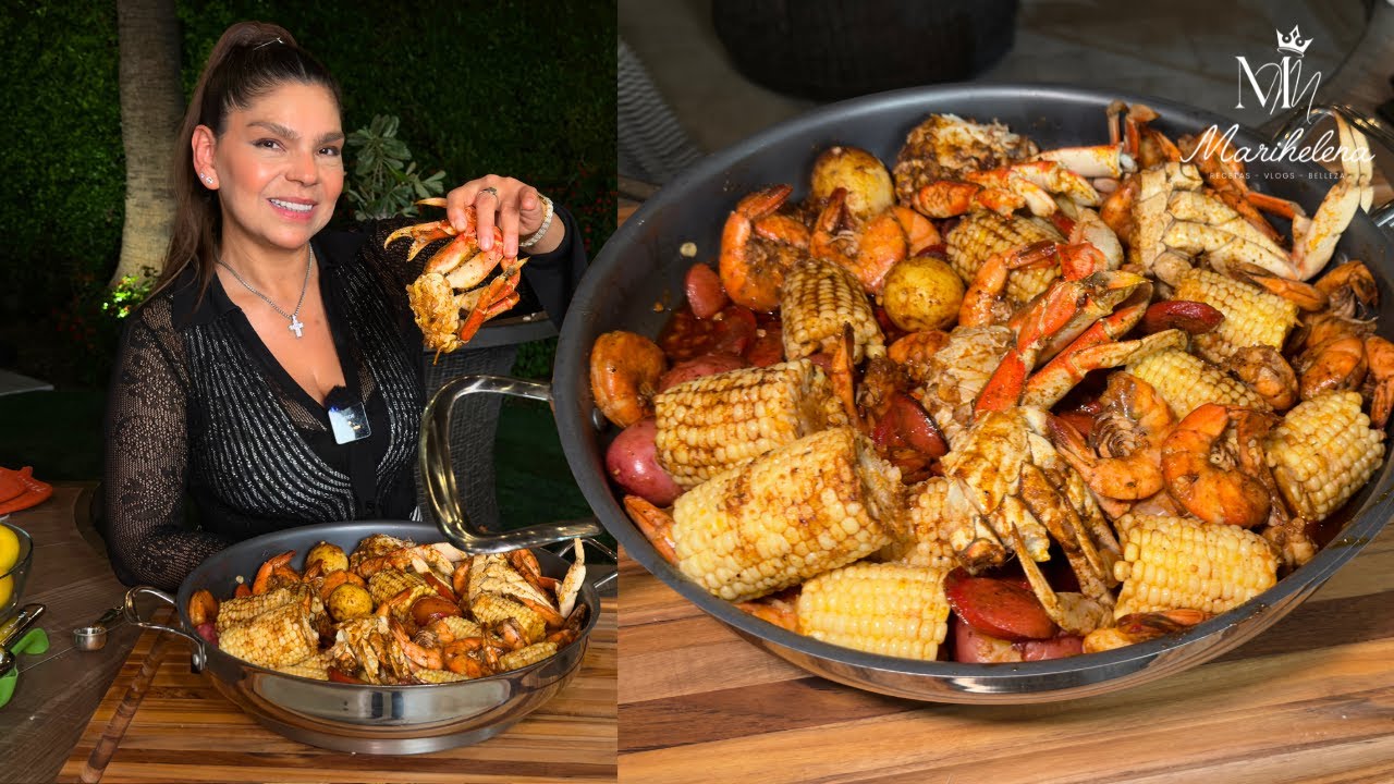 Como Hacer El Famoso Seafood Shrimp Boil!⎜Facil, Rapido y Sabroso!