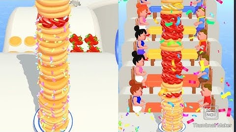 Pancake 🥞 Run 😋😋 ASMR Gameplay, Very relaxing and satisfying All Levels Gameplay Walkthrough Android