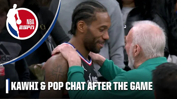 Kawhi Leonard and Coach Pop connect after Clippers’ win vs. Spurs | NBA on ESPN - DayDayNews
