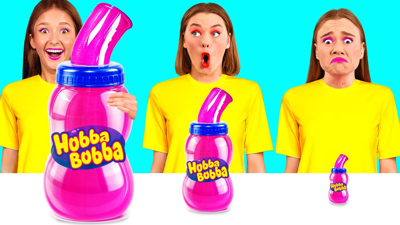 Большая, Средняя или Маленькая Тарелка Челлендж | Съедобная Битва от GoFun Challenge