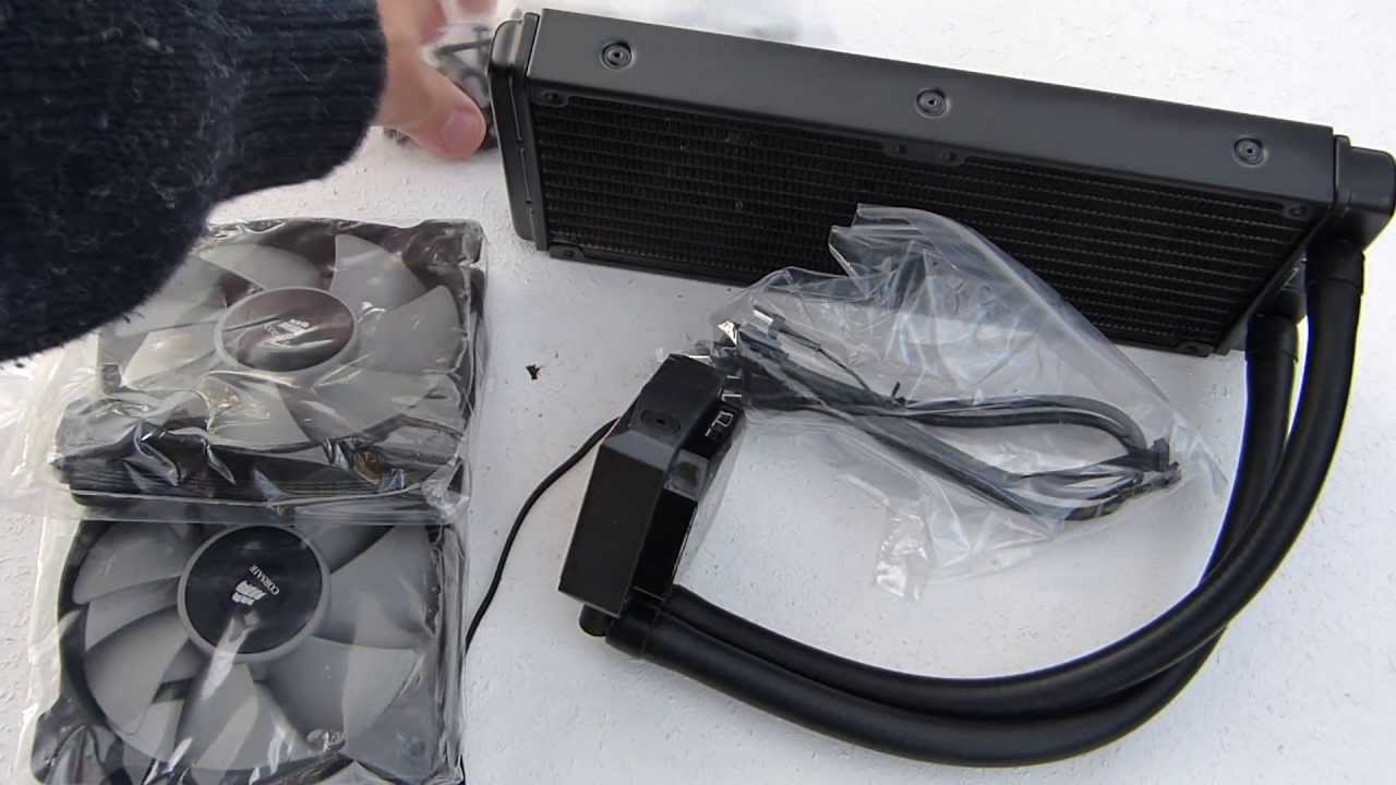 Corsair H100i Unboxing - YouTube