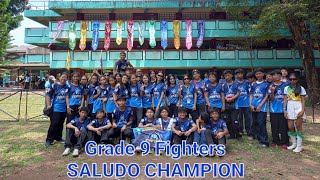 Grade 9 Blue Fighters - SALUDO CHAMPION 🏆 #GCC_SIGLARO