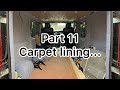 Carpet lining the Vivaro