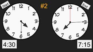3rd Grade  Exit Quiz for Elapsed Time
