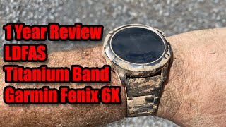 After 1 Year Is the LDFAS Titanium Band from Amazon for the Garmin Fenix any good? 1 YEAR REVIEW by Dad Tech TV 1,772 views 1 year ago 9 minutes, 1 second