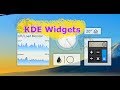 Add Widgets in KDE - Linux Desktop