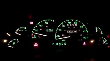 CAN bus instrument cluster