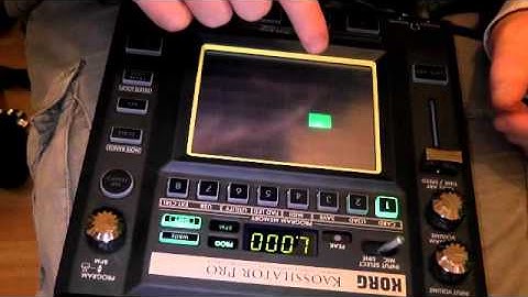 Hold note function on the Korg Kaossilator Pro