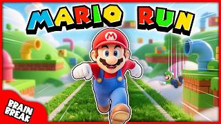 SUPER MARIO RUN | GoNoodle Games | Halloween Brain Break | Halloween Games For Kids