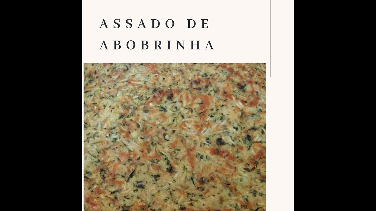 ASSADO DE ABOBRINHA
