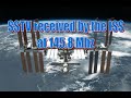 SSTV von der ISS empfangen auf 145.8 Mhz