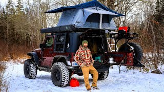 Winter Camping With Roof Top Tent by Lonewolf 902 61,451 views 3 months ago 30 minutes