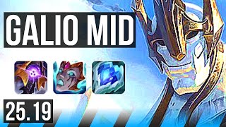GALIO vs SYLAS (MID) | Legendary, 32k DMG | EUW Diamond | 25.19
