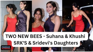 Two New Bees Spotted 🥵 Suhana Khan & Khushi Kapoor | Celebrity Spotted | SRK'S & Sridevi's Daughters