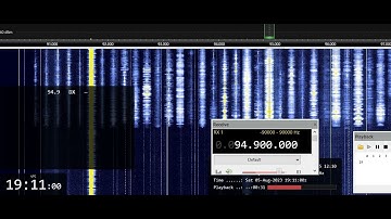 Spectacular meteor scatter FM broadcast band