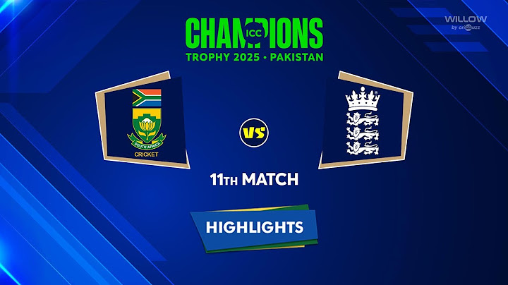 Highlights: 11th Match, South Africa vs England | 11th Match, SA VS ENG
