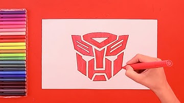 How to draw Transformers Autobots Logo