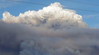 TIMELAPSE: Pyrocumulus Flammagenitus and Smoke Plumes From Hennessey Fire LNU Complex | Aug 2020