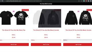 ASSC "The Ghost Of You And Me" Collection in Black Tee, Hoodie, and Anorak Members Only Exclusive! screenshot 2