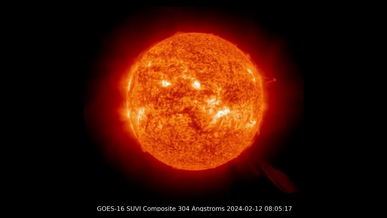 Proton flux rising after powerful farside eruption, S1 - Minor solar radiation storm