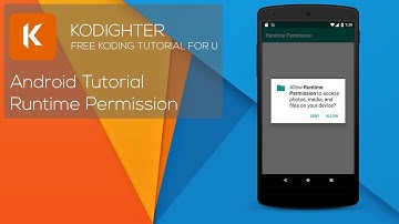 Android Studio Tutorial - Runtime Permission