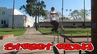 RIDING STREET SPOTS IN REDLANDS CA| ROCCO PIAZZA SCOOTERING