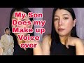 My Son does my Makeup Voice over #makeup #makeuptutorial #sondoesmyvoiceover