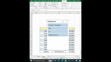 How to Add Slicer in Excel #excel #excelformula