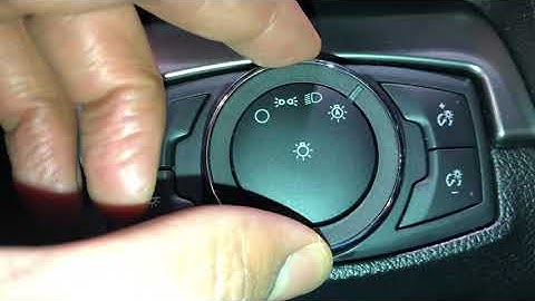 Ford Explorer - How to Turn On/OFF Headlights