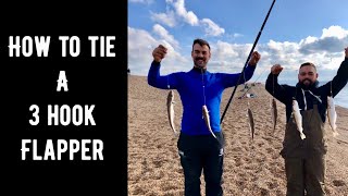 How To tie a 3 hook flapper.