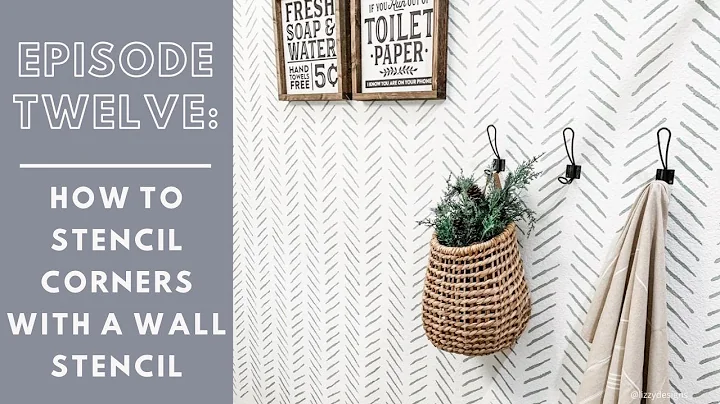 How To Stencil Around Corners & Edges Like a Profe...