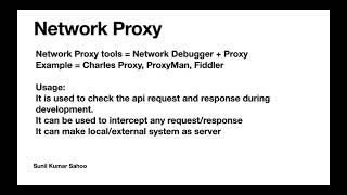 What is the importance of Network Proxy tool | #test #android