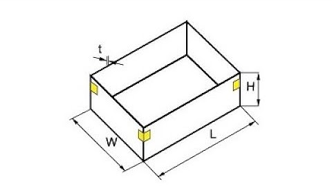Manual corner pasting machine for rigid box