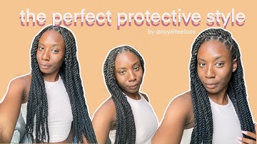how to: marley twist over locs