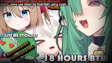 "EVERYONE LOSING THEIR MIND IN THE COLLAB , Vedal,Crelly,Filian,Neuro, (-18 hours BTW)"