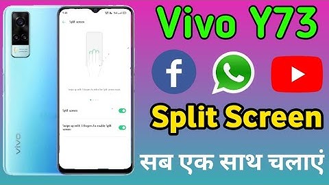 How To Use Split Screen Vivo Y73 | Vivo Y73 Split Screen | Mr. Akash