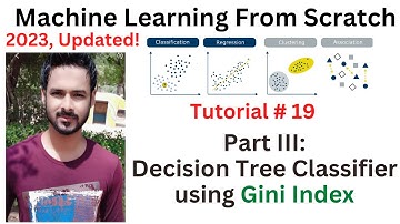 Tutorial 19: Decision Tree Classifier using Gini index Part 3 | ID3 Decision Tree Classifier